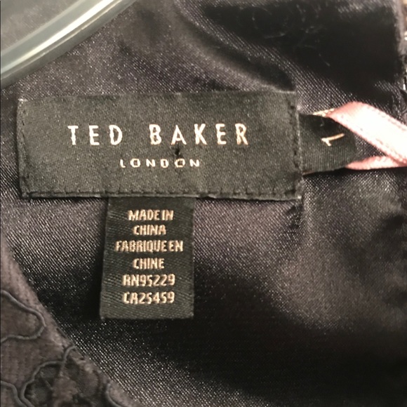 NWT Ted Baker London beautiful black lace tank top - Picture 5 of 9